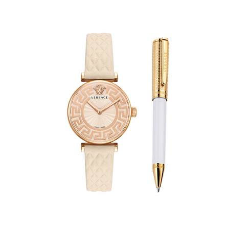 FANSIZHE Wrist Watch Quartz Movement White Dial Unisex Rose Box