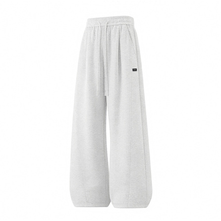 Jeep Xunren American High Street Relaxed Solid Color Breathable Comfortable Fashion Non-Constricting Elastic Basic Daily Commute Drape Knit Pants Unisex