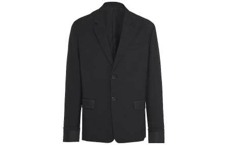 PRADA SS23 Solid Color Casual Single-Breasted Blazer Men's