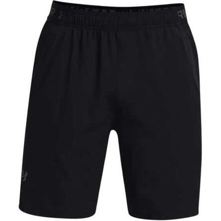 Under Armour Brand Logo Breathable Woven Athletic Casual Shorts Men's Black