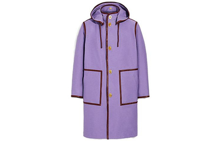 COACH Coats Men Purple