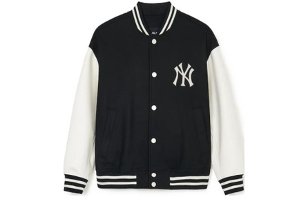 MLB SS24 Baseball Jacket Unisex Black