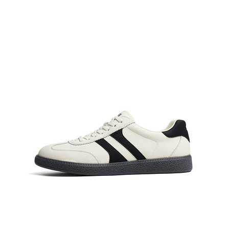 Red Dragonfly PU Casual Fashion Retro Comfort Low-Top Skate Shoes Men's White Black