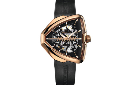 HAMILTON Expedition Elvis 80th Anniversary Automatic Men's Watch 42.5*44.6mm Black Dial Steel Rubber Strap