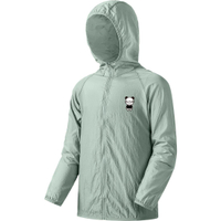 HIPANDA Cool Feeling Outdoor Breathable Hooded Jacket Sun Protection Clothing Unisex Фасоль зеленая