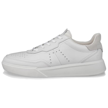 ecco Street Court Versatile Simple Low-Top Lifestyle Casual Shoes Men's White