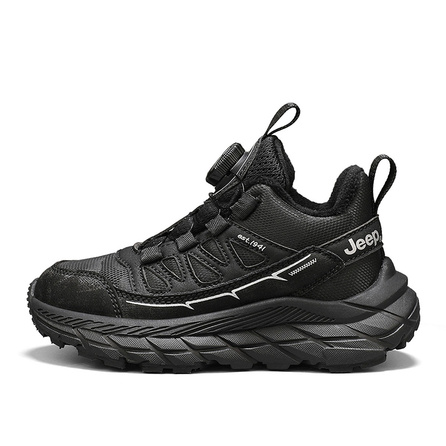 Jeep Low-Top Kids' Running Shoes Black Kids'