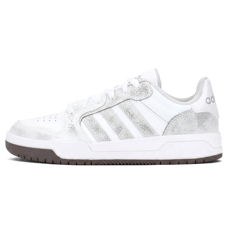 [Custom Sneakers] adidas ENTRAP Silver Dust Old Stripes Synthetic Leather Snowflake Mottled Aged Three Stripes Gum Retro Couple Casual Trendy Shoes Lightweight Low-Top Skate Shoes Unisex Silver Grey