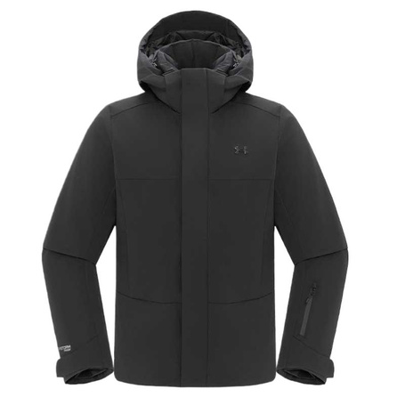 Under Armour Hooded Comfort Soft Fashion Versatile Puffer Jacket Men's Twilight Black-0033