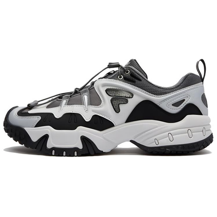 FILA FUSION KRIPTONITE Slip-Resistant Breathable Low-Top Casual Shoes Men's Gray