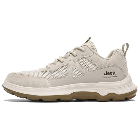 Jeep Top Layer Pigskin British Vintage Single Mesh Hollow Breathable Soft Sole Comfortable Plus Size Men's Shoes 45 Outdoor Sports City Commute Travel RV Camping Hiking Photography Tour Guide Fishing Stream Trekking Airport Business Trip Casual Shoes Men'