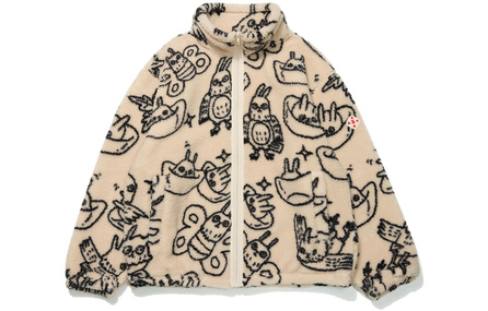LiNing Sports Life Collection Jacket Unisex Moonlight Gray Full Print