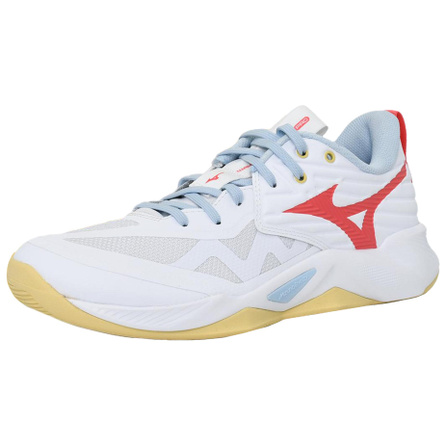 Mizuno Wave MOMENTUM PRO Comfort Versatile Anti-Slip Low-Top Training Shoes Unisex White Red
