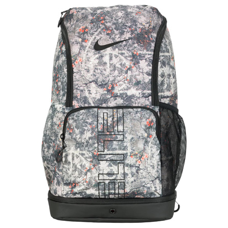 Nike 33L Simple Large Capacity Varsity Elite Fabric Backpack Medium Unisex Cream White & Black