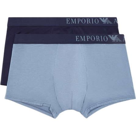 EMPORIO ARMANI Two pack Of Asv Soft touch Eco Viscose Boxer Briefs