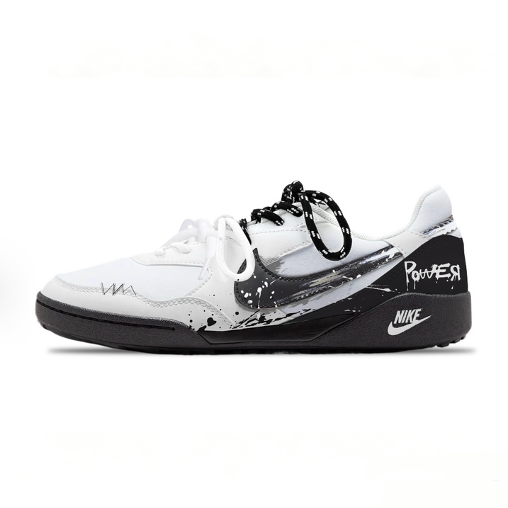 Custom SneakersNike Terra Manta Free Style Double Laces Couple Miu-Style Simple Versatile Casual Lifestyle Shoes Unisex Black White