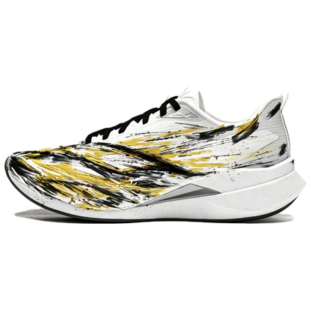 [Custom Sneakers] Li-Ning Chitu 9 PRO Ink Gold Break Front Advanced Graffiti Hand-Painted Splash Ink Ink Wash Style Guochao Chinese Style Individual Black Gold Campus Outdoor Physical Fitness Test Commute Versatile Low-Top Running Shoes Unisex