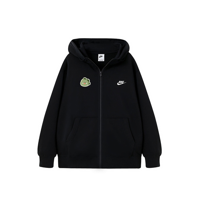 Nike 'Moonlight Poetry Yiduo' Simple Versatile Zip-Up Hooded Long Sleeve Jacket Men's Black