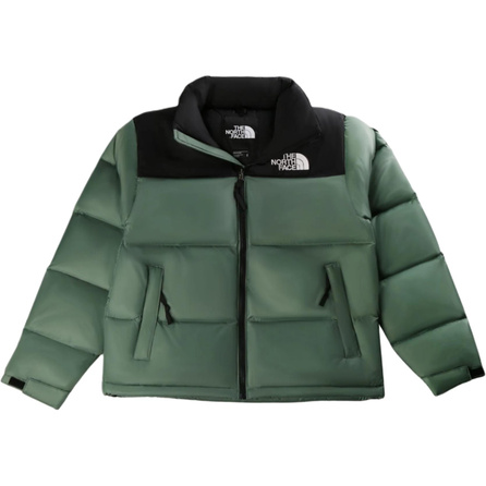 THE NORTH FACE Brand Logo Zipper Long Sleeve Jacket Coat Men's Green