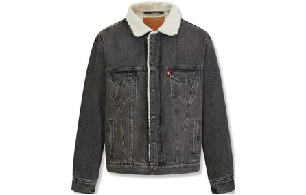 Levis Denim Jackets Men Black
