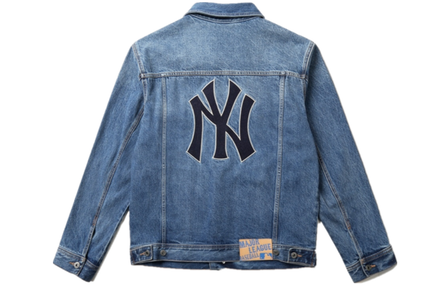 MLB Denim Jackets Unisex Blue