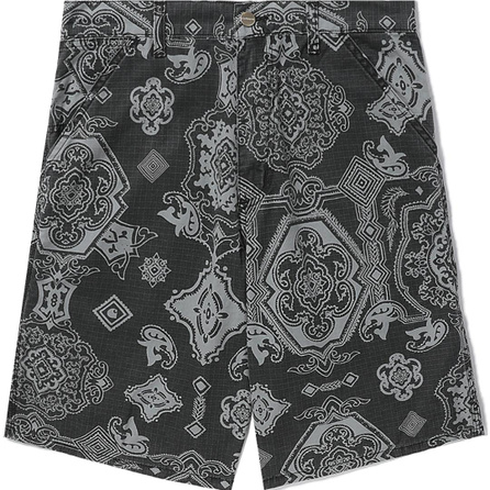 Carhartt WIP Classic LOGO Label All-Over Baroque Paisley Work Shorts Unisex
