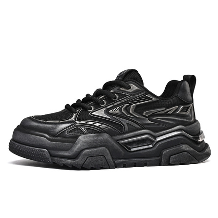 EBLAN Low-Top Chunky Sneakers Men's Black