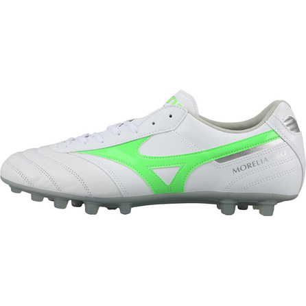 Mizuno MORELIA 2 Comfortable Versatile Soccer Cleats Unisex Gray White
