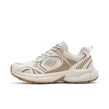 Dickies Synthetic Leather Retro Comfortable Outdoor Casual Shock-Absorbing Anti-Slip Wear-Resistant Breathable Low-Top Dad Shoes Men's Rose Salt
