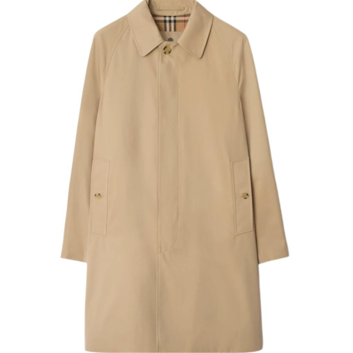Burberry SS26 Long-Sleeve Trench Coat Men's