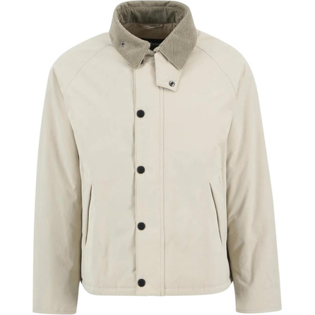 BARBOUR Single-Breasted Raglan Sleeve Solid Color Jacket Coat Men's