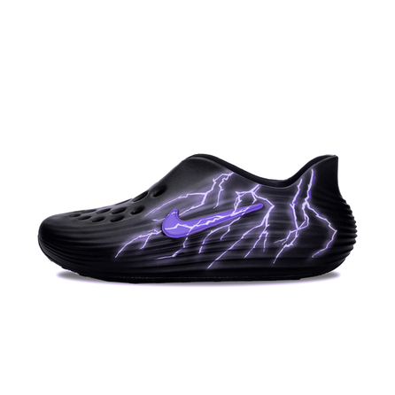 [Custom Shoes] Nike ReactX Rejuven8 Fashion Clogs Unisex Black Purple