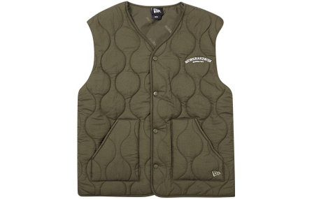 New Era Vests Unisex Army Green