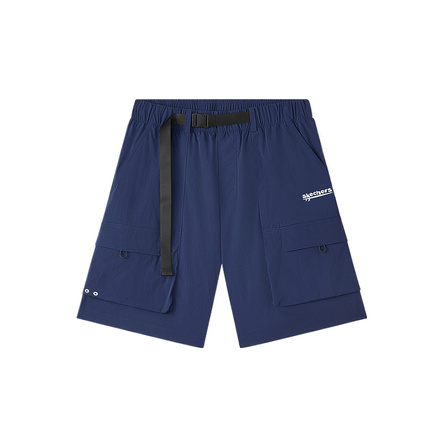 Skechers Elastic Breathable Solid Color Casual Shorts Men's