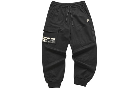 FILA FUSION Knitted Sweatpants Men's Jet Black