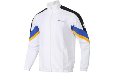 Converse Colorblock Track Jackets Coats Men's White
