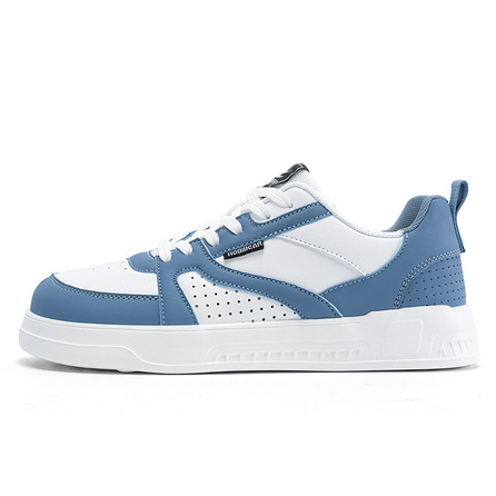 Habixiong Synthetic Leather Wide Toe Wide Last Big Head Shoes Lightweight Low-Top Sneakers Men's