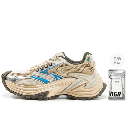 OGR Low-Top Running Shoes Unisex Light Dune