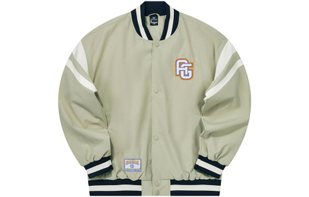 361° Basketball Series Couple Loose Casual Woven Letter Print Single-Breasted Long Sleeve Baseball Jacket Unisex