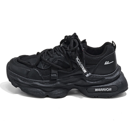 Warrior Low Top Chunky Sneakers Men's Black