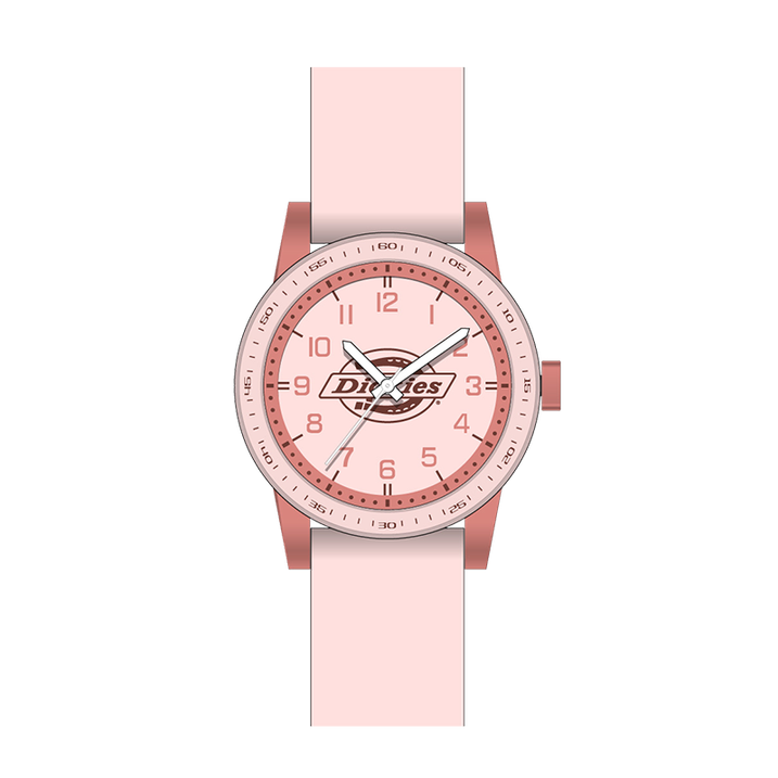 Dickies Vitality Series Wrist Watch Quartz Movement Pink Watch Dial Unisex Box Limited Edition