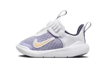 Nike E-Series 1.0 TD Slip-Resistant Cushioning Low-Top Baby & Toddler Shoes White Purple Infant And Toddler