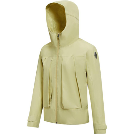 Saucony Hooded Zip-Up Comfort Long Sleeve Jacket Unisex Yellow