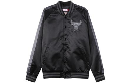 Mitchell & Ness Baseball Jacket Unisex Black