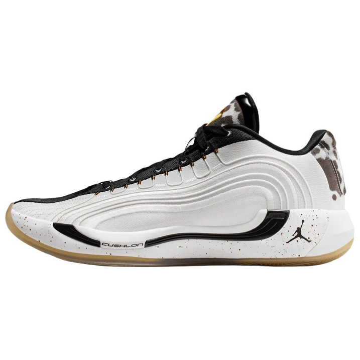 Jordan Luka 4 EP 'Gone Ranching' Comfort Fit Support Rebound Traction Low-Top Basketball Shoes Men's Black White