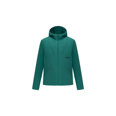 SALOMON SS26 PL OD WIND JKT Outdoor Lightweight Windproof Breathable Hooded Jacket Men's
