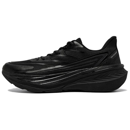 Qiaodan Versatile Comfortable Fashion Cushioned Lightweight Low-Top Casual Running Shoes Men's Black