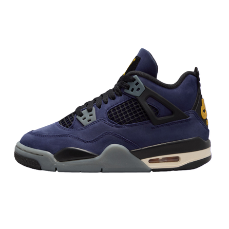 Jordan Air Jordan 4 "Lakeshow" Comfortable Fit Low-Top Kids' Basketball Shoes Royal Purple Youth