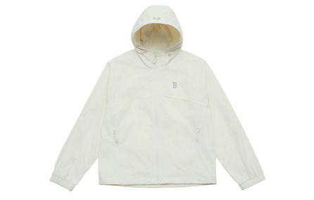 MLB Boston Red Sox Basics SS26 Cool Water-Repellent Fashion Versatile Trendy Sports Comfortable Casual Outdoor Refined Brand Logo Drawstring Hem Solid Hooded Long Sleeve Jacket Coat Unisex