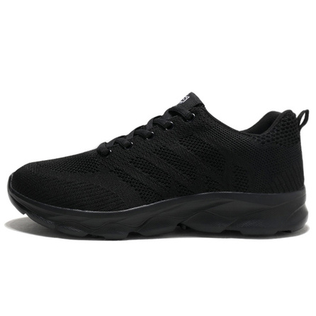 medd Lightweight Breathable Minimalist Retro Fashion Versatile Racing Running Shoes Thick Sole Height Increase Student Sport Travel Commute Couple Low-Top Casual Lifestyle Shoes Unisex Pure Black